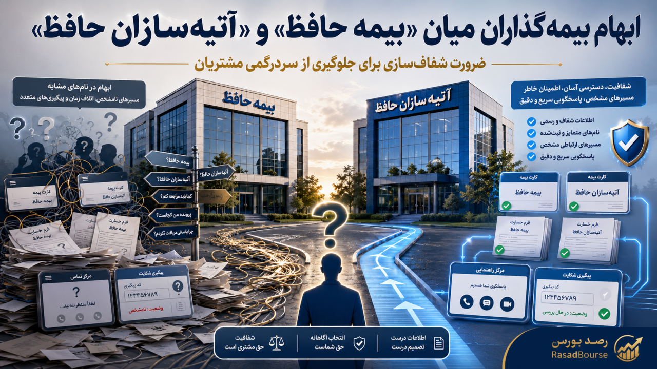 ابهام بیمه‌گذاران میان «بیمه حافظ» و «آتیه‌سازان حافظ»/ ضرورت شفاف‌سازی برای جلوگیری از سردرگمی مشتریان